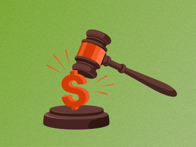 Contingent litigation graphic
